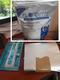 papel de aluminio y paquete de polvo azul y por onzas 