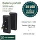 Batería portátil 20000 mAh con 4 cables integrados