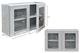 Mueble de cocina aéreo de metal nuevos en caja