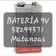 Batería 9v nuevas Matanzas - $500