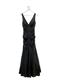 Vestido Largo Negro XSCAPE Elegante, Ideal para Bodas o Gr