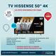 TV Hissense 50 Pulgadas 4K y TV TCL 32 Pulgadas Smart whit 