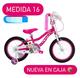 Bicicletas para niños y jóvenes, medidas 12, 16, 20, 24, 