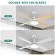 VENTILADOR DE TECHO CON LÁMPARA LED YITAHOME 48 PULGADAS NEW