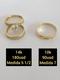 anillos de oro 10k y 14k