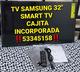 NEW TV SAMSUNG 32 SMART TV CON CAJITA INCORPORADA 