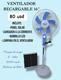 80 usd ventilador recargable
