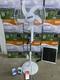 Ventilador de pedestal recargable con panel solar marca Sac