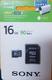 Micro SD Sony 16 GB