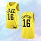 NO 16 Simone Fontecchio Camiseta Utah Jazz Icon Amarillo 202