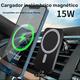 Cargador magnético inalámbrico para auto de 15W