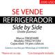 REFRIGERADOR FRIGIDAIRE, NUEVO, SIDE BY SIDE (54380383)