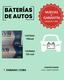 Baterías de autos / carros. 75ah y 90Ah. Con garantía 