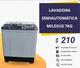 Lavadora semiautomática Milexus 7 kg