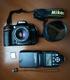 Nikon 7100 con Flash YN560 III y dos lentes