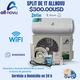 SPLIT PANASONIC DE 1, 1/2 Y 2 TONELADAS SPLIT ALNOVU 1 Y 2 
