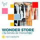 Wonder Store, tienda de misceláneas ropa, zapatos y accesor
