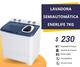 Lavadora semiautomática Enerlife 7kg