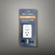 Protector de voltaje 120v.110 marca Q7-Lumina.blanco