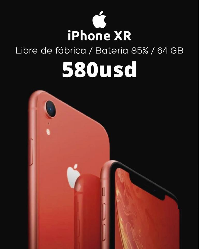 Vendo - iPhone XR 64GB, NEGRO, Bateria 86%