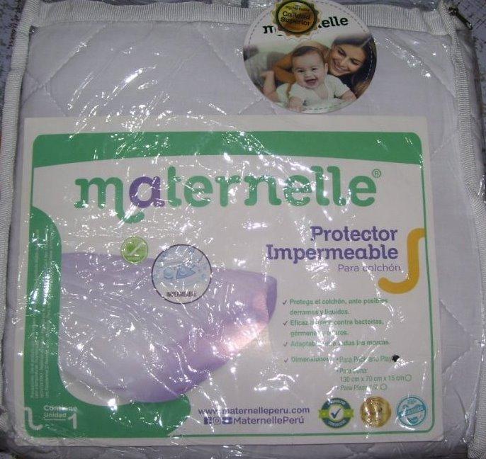 PROTECTOR IMPERMEABLE MATERNELLE PARA COLCHÓN CUNA