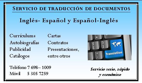 Servicios Escritura Traducción Servicio De Traducción Inglés 